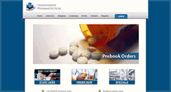 Desktop Screenshot of independentpharmaceutical.com
