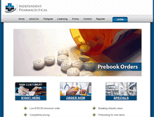 Tablet Screenshot of independentpharmaceutical.com